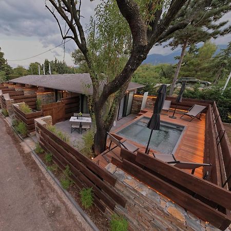 Sylvia Camping & Luxury Suites, Panel Hospitality Homes & Villas Litóhoro Kültér fotó