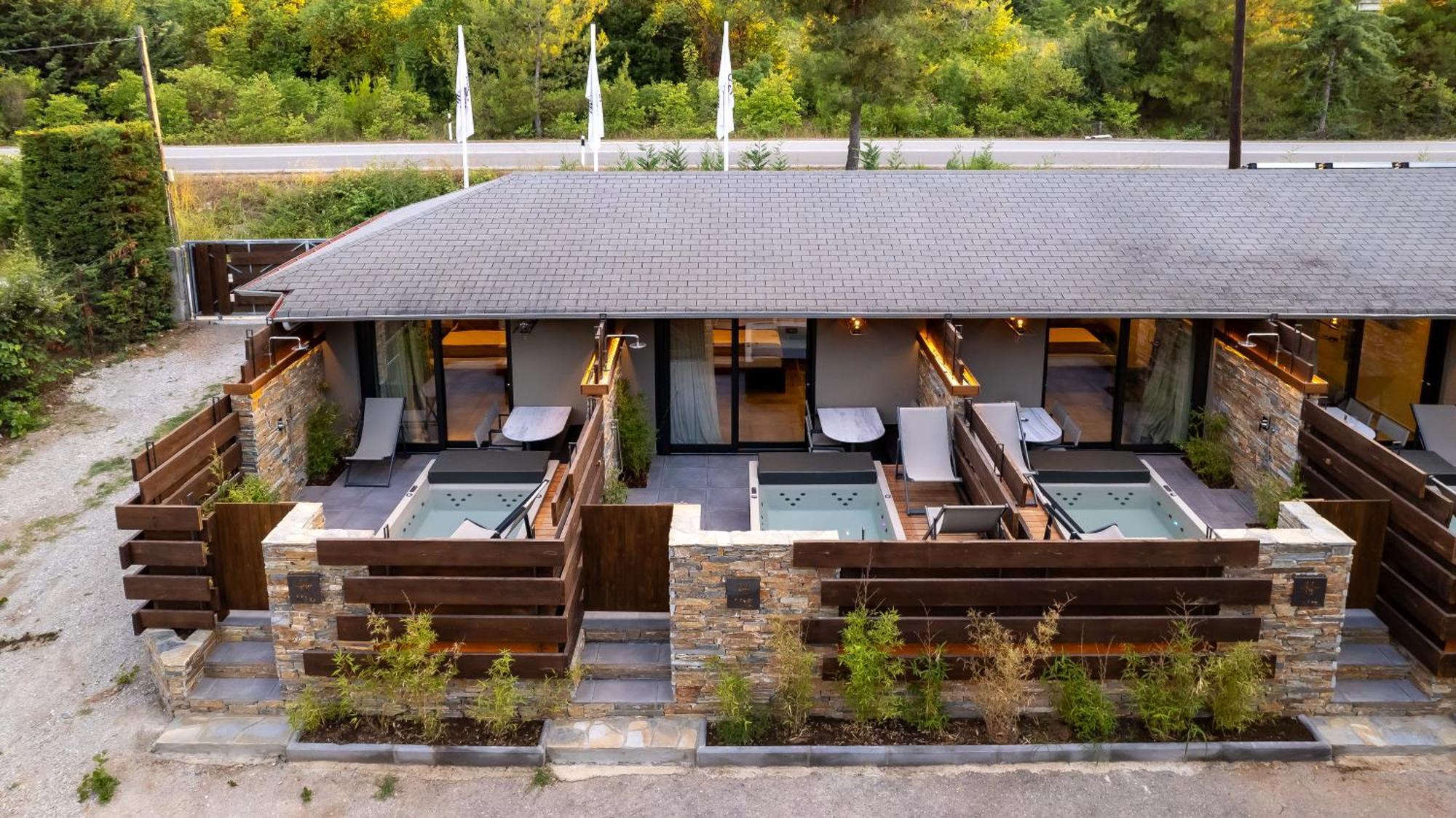 Sylvia Camping & Luxury Suites, Panel Hospitality Homes & Villas Litóhoro Kültér fotó