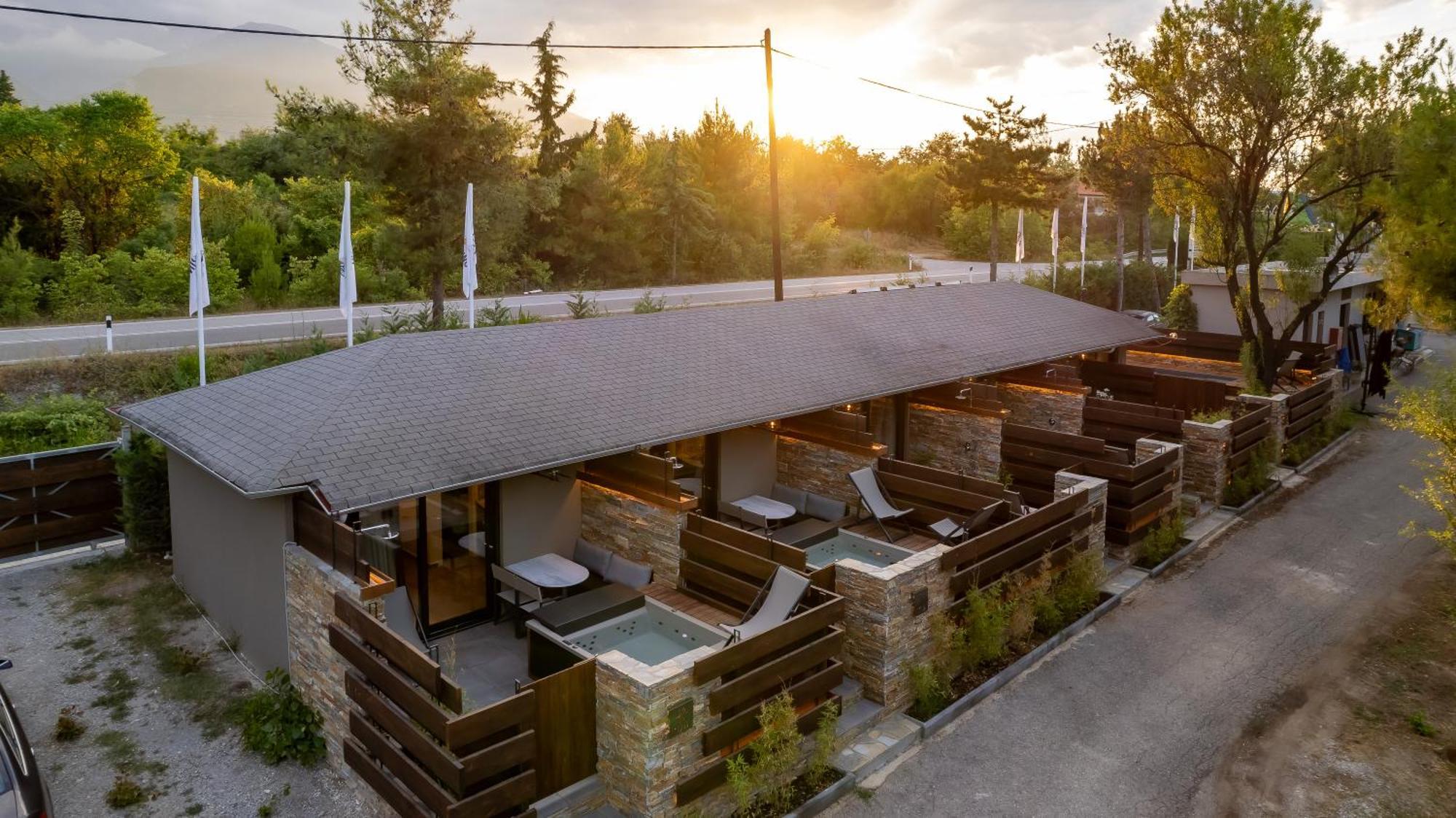 Sylvia Camping & Luxury Suites, Panel Hospitality Homes & Villas Litóhoro Kültér fotó