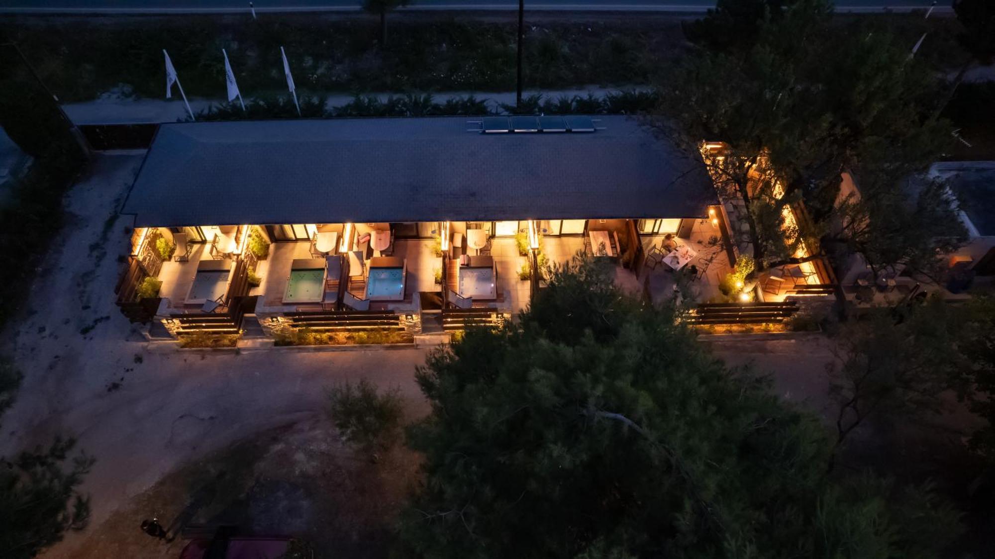 Sylvia Camping & Luxury Suites, Panel Hospitality Homes & Villas Litóhoro Kültér fotó